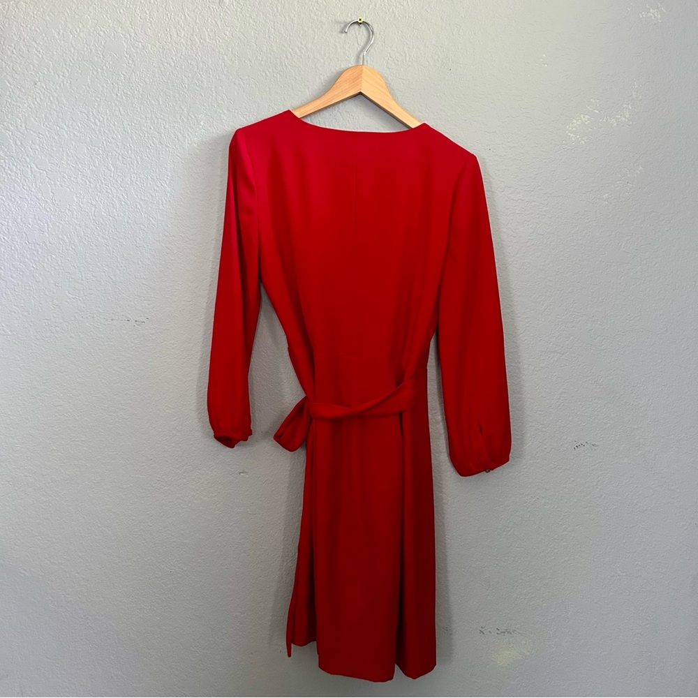 J. Crew 365 Crepe Wrap Dress - Picture 7 of 8